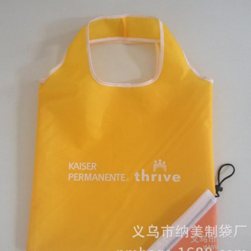 rpet涤纶折叠购物袋 超市190环保胡萝卜造型蔬果背心袋图3