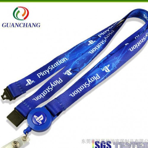 涤纶手机挂绳热转印证件挂绳带PVC条胸绳专业定制品质好图1