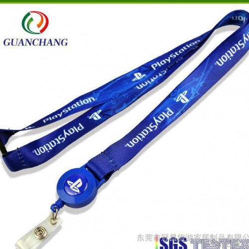 涤纶手机挂绳热转印证件挂绳带PVC条胸绳专业定制品质好图3