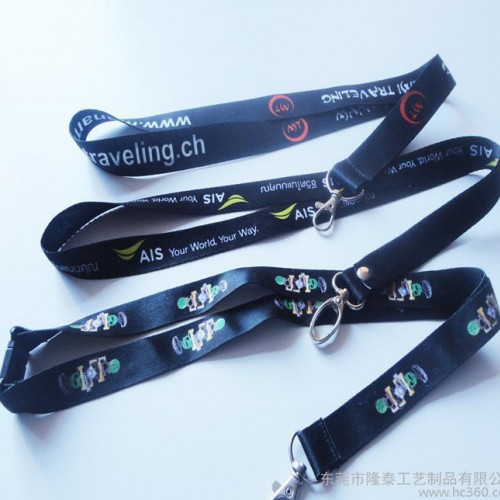 免费设计证件挂绳 涤纶证件挂绳 热转印挂绳定制图1