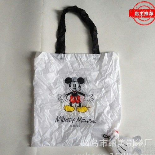 迪斯尼Mickey mouse手提礼品袋 手掌造型米**涤纶图2