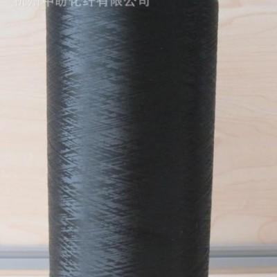 专业生产  涤纶DTY 低弹丝 150D/48F 特黑色 有