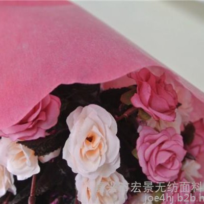 涤纶浸渍彩色无纺布.鲜花.礼品包装材料无纺布卷