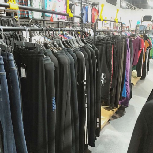 夜市步行街摆摊货源批发品牌服装尾货断码清仓专柜 夏季休闲长裤男士图2