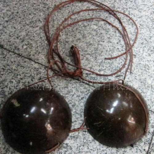椰壳文胸（椰雕文胸）椰壳饰品,椰壳工艺品,椰壳原料图1