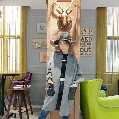 双面羊绒大衣名品女装折扣店 17年新款女装折扣服装清仓图5