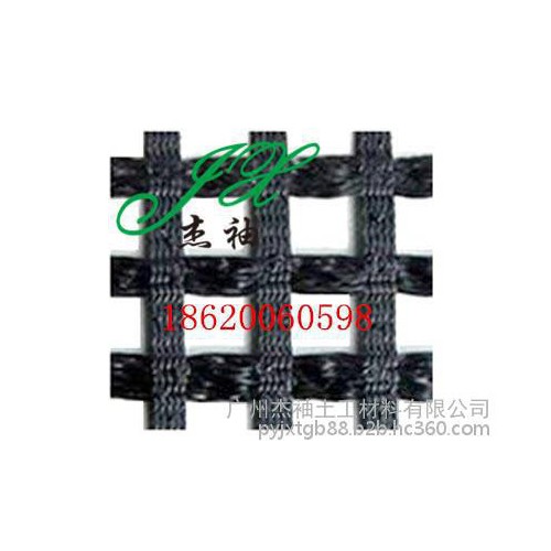 杰袖JXDLJB-350 350KN涤纶经编土工格栅生产基地图5