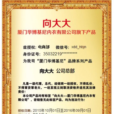 向大大NB文胸