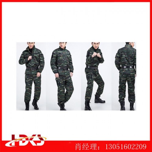 丛林数码伪装作训服 运动服迷彩服装 作训套装定制图3