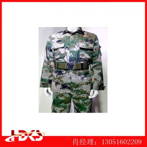 丛林数码伪装作训服 运动服迷彩服装 作训套装定制图2