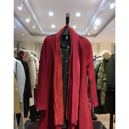 北京服装批发市场品牌折扣女装毛呢清仓品牌折扣店货源主题16冬装图1
