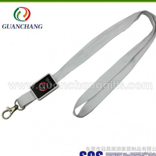 专业订制 涤纶手机挂绳LED发光吊绳胸绳证件卡厂牌挂带免费打图1