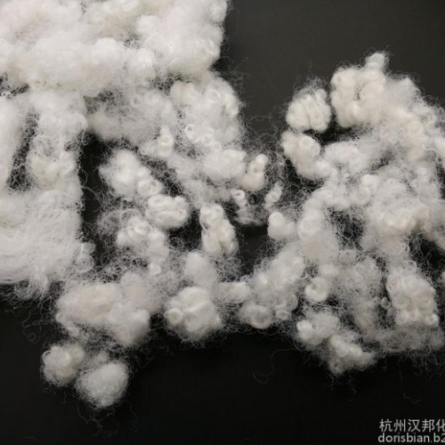 15D*32MM 特白加硅 仿大化 沙发专用填充 三维中空涤纶短纤维图3