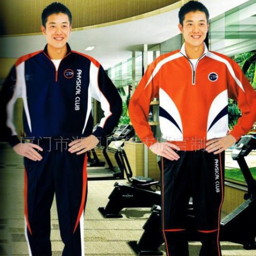 服装厂设计定做运动服 运动套装 男女四季运动服定做图2