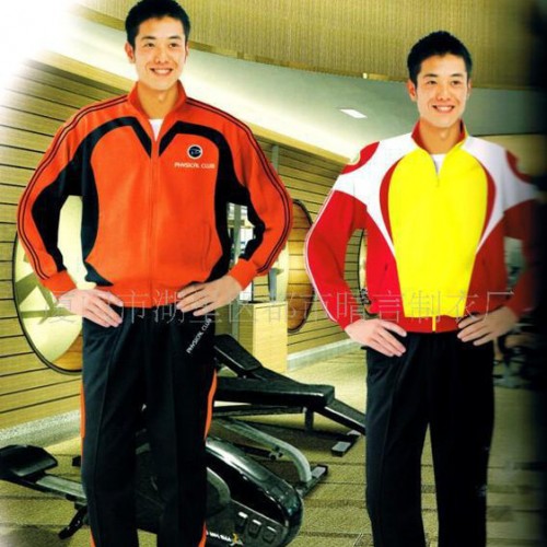 服装厂设计定做运动服 运动套装 男女四季运动服定做图3