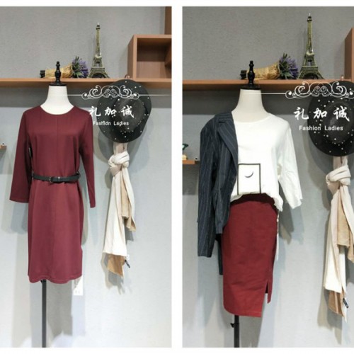 国内品牌索贝17年秋冬新款折扣服装清仓图1