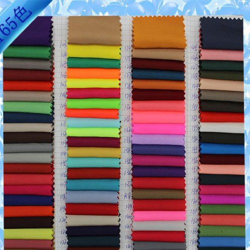 50D高密涤纶布料 超柔服装里布  雪柔面料图3