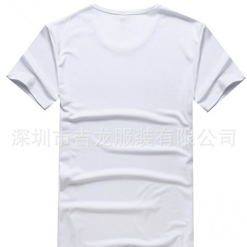 鸟眼运动速干圆领适合运动服活动服广告衫来图印花图2