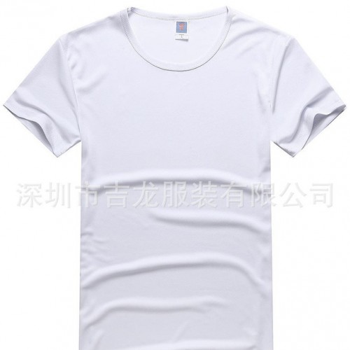 鸟眼运动速干圆领适合运动服活动服广告衫来图印花图3