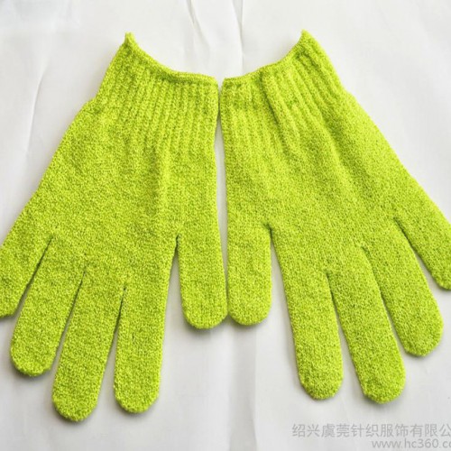 大量锦纶沐浴手套/生产尼龙沐浴手套/涤纶沐浴手套图1