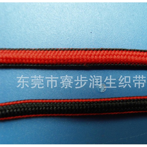 润生26锭双色poly绳\双面涤纶绳\椭圆绳图3