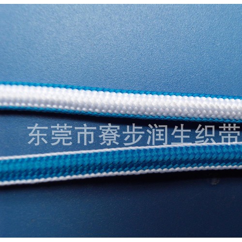润生26锭双色poly绳\双面涤纶绳\椭圆绳图2