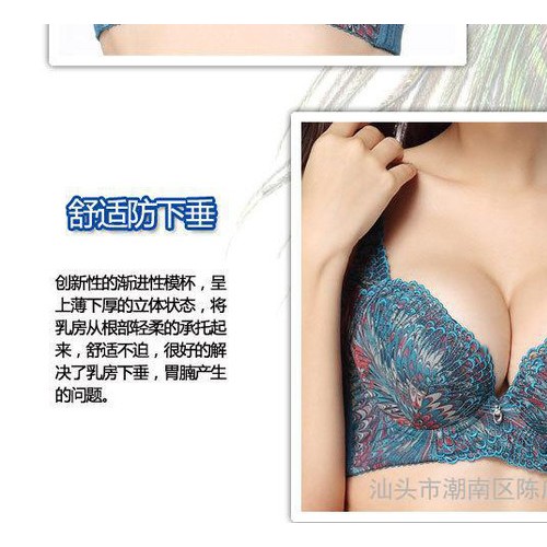 **女王 低鸡心聚拢收副乳内衣 集中上托调整型**文胸批发图2