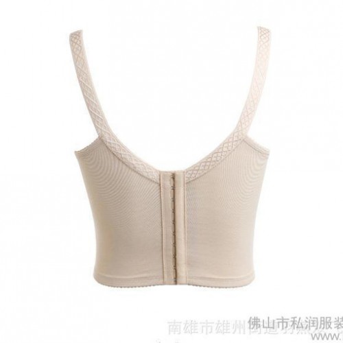 **美容院 收腹塑腰薄杯聚拢薄杯长文胸 塑身衣图3