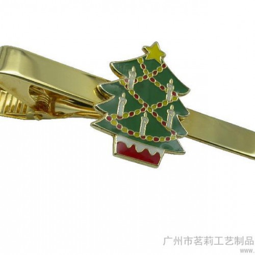 供应茗莉电网领带夹，珐琅领带夹，领带来图2
