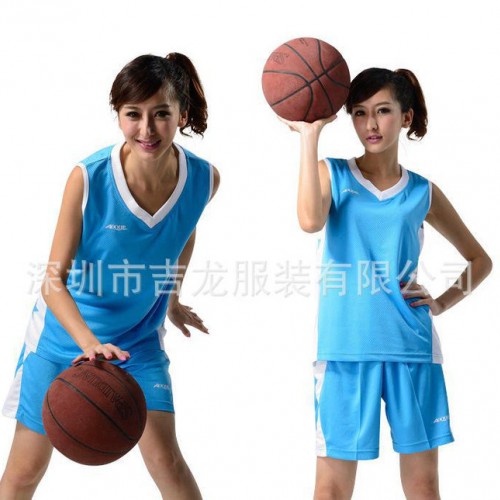 男女篮球服套装运动服套装印花图3