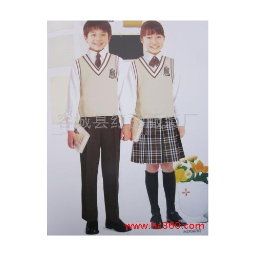 供应宏茜A-47校服 运动服 中小学生校服图3
