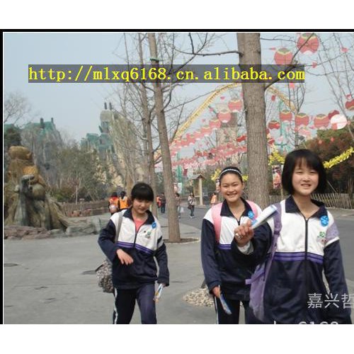 直销新款运动服休闲服校服中学大学校服订做最美校服男生女生图2