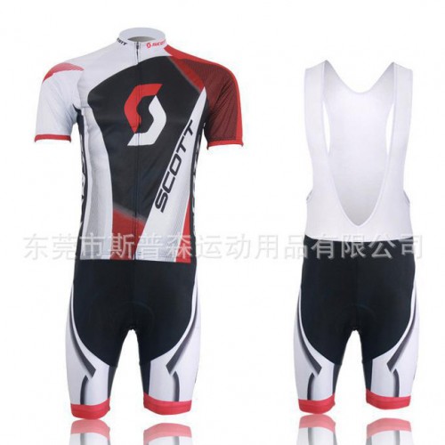 骑行运动服 背带短袖套装 车队版定做 生产 个性定做图2