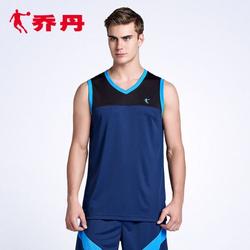 乔丹男子运动服17夏季新款针织篮球套时尚两件套背心训练篮球队服图3