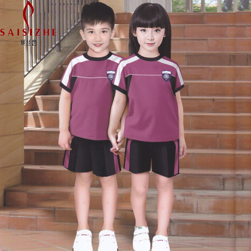 幼儿园园服 儿童班服运动套装 小学生校服 纯棉学院风运动服春夏套装 专业定制图3