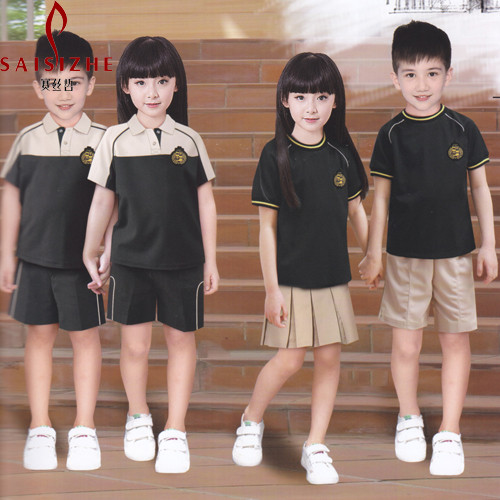 幼儿园园服 儿童班服运动套装 小学生校服 纯棉学院风运动服春夏套装 专业定制图2