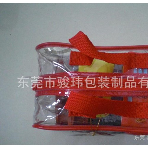 生产pvc泳装内衣文胸包装袋 pvc包装拉链袋图3