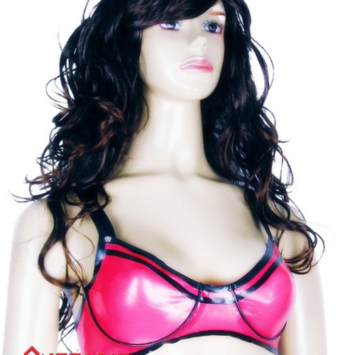 供应恩阁狄斯 Latex 乳胶紧身衣 SM 胸托女文胸COS 08032图2