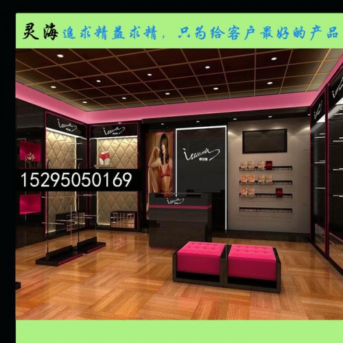 定制新款内衣展柜 文胸架 江苏内衣展示柜设计制作图3