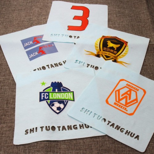实拓厂家直供童装运动服泳衣商标Logo功能标烫画烫图 烫印光滑清晰且不扎肉图1