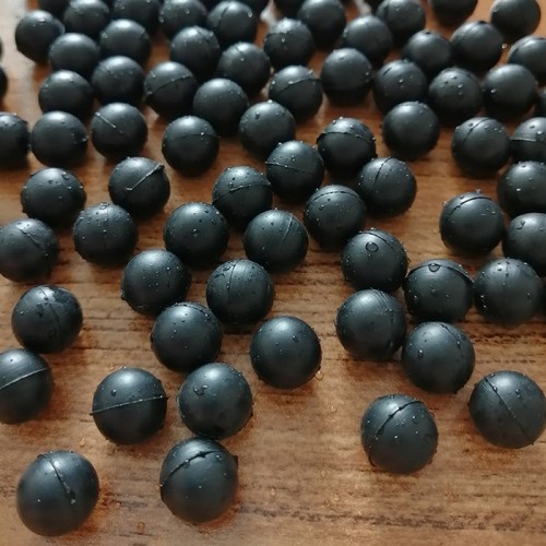 定做 工业实心橡胶球 黑色丁青橡胶球 耐磨天然橡胶球 量大优惠图1