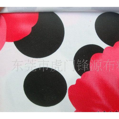 色丁布,棉布,全棉弹力色丁印花 D541图2