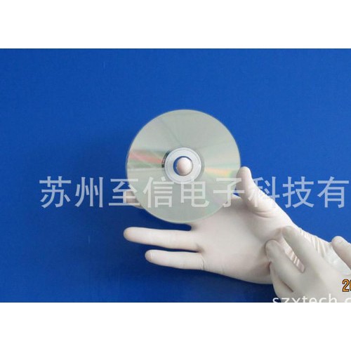 9寸净化白色**手套，一次性保护手套图2