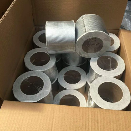 晟阳 单面铝箔大网格宽10cm本色丁基防水胶带 一贴止漏 屋面防水胶带图2