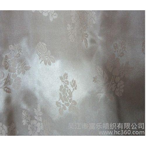 供应富乐喷织T4厂家 色丁大提花 涤锦大提花图3