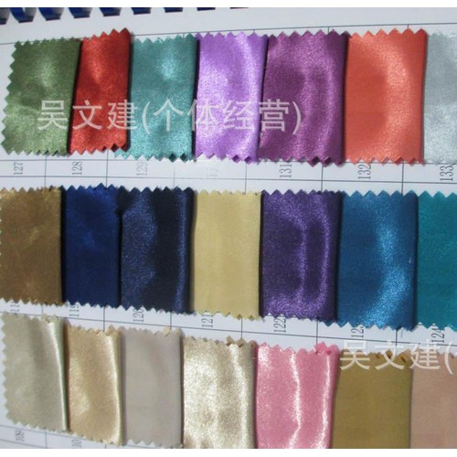 色丁布料 斜纹面料 舞台服装 装饰 工艺品内盒仿丝绸衬布图2
