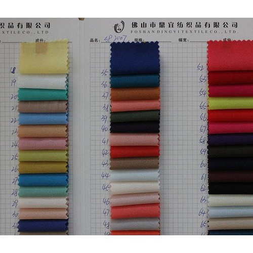女装雪纺面料 现货 75D玲珑珠 春夏时装面料 多色高质面料图1