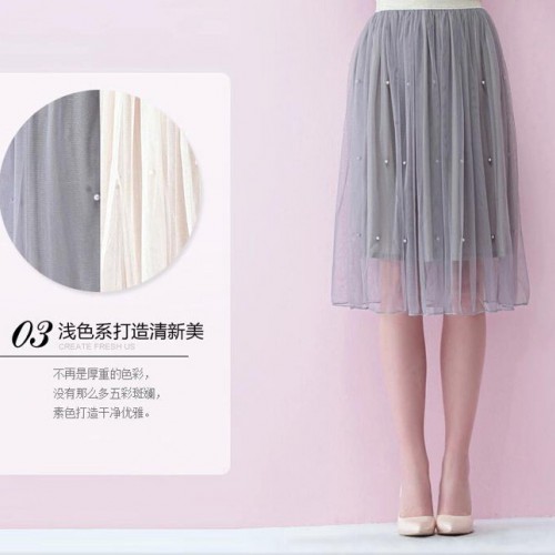 AIA2015雪纺半身裙，2053图3