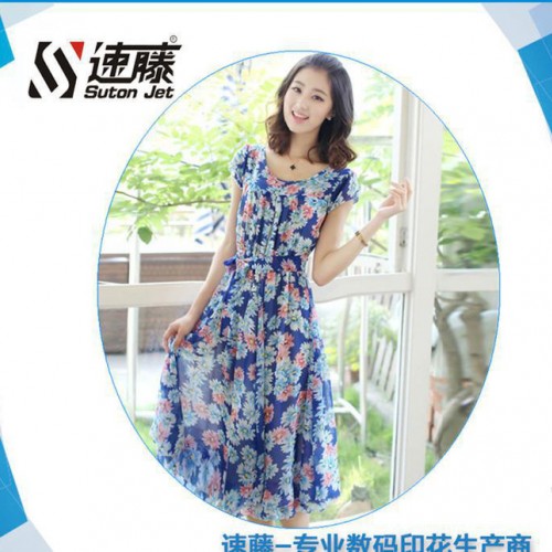 定制 雪纺连衣裙印花 数码热转印机图2