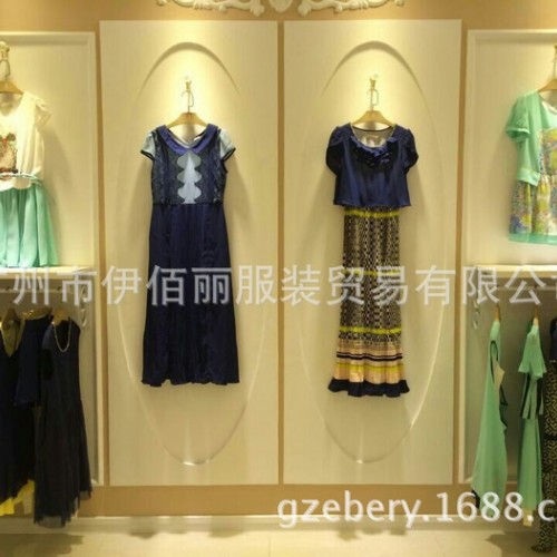 杭州施蔓 印花唯美不规则雪纺衫夏季连衣裙 女装折扣 已售完图3